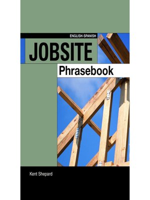 cover image of Jobsite Phrasebook  English-Spanish